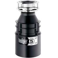 InSinkErator Badger Series 78578-ISE Garbage Disposal, 26 oz Grinding Chamber, 0.5 hp Motor, 120 V, Stainless Steel