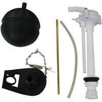 Exclusively Orgill Economy Toilet Tank Repair Kit, 1 Set-Piece, Black/White