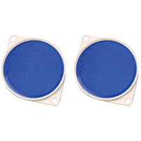 HY-KO Products CDRF-3B BRACKETED Nail-ON Reflector 2 PK, 3.25 in, Blue