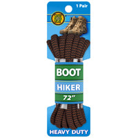Shoe Gear 1N310-12 Alpine Boot Lace, Round, Black/Brown, 72 in L