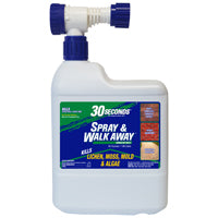 30 SECONDS 64SAWA Spray and Walk Away Concrete, 64 oz, Liquid, Characteristic, Pale Yellow