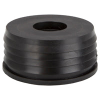 ProSource 44U-139 Hub Donut, 4 x 1-1/2 in, Compression, PVC, Black