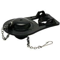 FLUIDMASTER 503 Toilet Flapper, Black, For: 2 in Flush Valves with or without Mount Ears, 3.5 gpf or Larger
