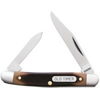 OLD TIMER 104OT Folding Pocket Knife, 2 in L Blade, 7Cr17 High Carbon Stainless Steel Blade, 2-Blade