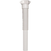 Plumb Pak PP812-5 Pipe Extension Tube, 1-1/4 in, 9 in L, Slip Joint, Polypropylene, White