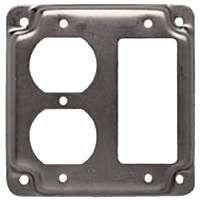 Raco 915C 4" (2) Device Square Crushed Corner Cover