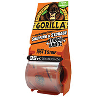 Gorilla 6045002 Packaging Tape, 35 yd L, 2.83 in W, Crystal Clear