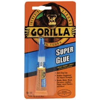 Gorilla 7900102 Super Glue, Liquid, Irritating, Straw/White Water, 3 g Tube