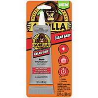 Gorilla Clear Grip 8040002 Contact Adhesive, Clear, 3 oz