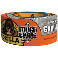 Gorilla 6073502 Duct Tape, 30 yd L, 2.88 in W, Silver