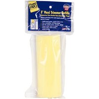 FOAMPRO 44 Trim Roller Refill, 3/8 in Thick Nap, 3 in L, Foam Cover