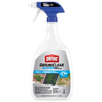 Ortho GroundClear 4653005 Weed and Grass Killer, Liquid, Light Yellow, 24 oz Bottle