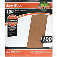 Gator 3276 Sanding Sheet, 11 in L, 9 in W, 100 Grit, Garnet Abrasive