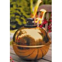 Seasonal Trends GB-3709 Patio Torch, 5.3 in H, Steel+Fiberglass, Antique Bronze, Copper