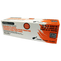Petoskey Plastics P9941-07 Masking Paper, 400 ft L, 12 ft W, Clear