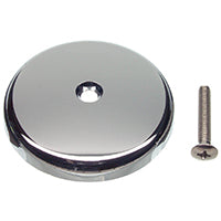 Danco 89052 Overflow Plate, Plastic/Stainless Steel, Chrome