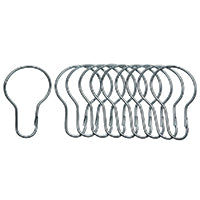 Danco 89046 Shower Curtain Hook, Metal, Chrome