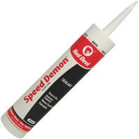 Red Devil SPEED DEMON 0736 General-Purpose Acrylic Caulk, White, 40 to 90 deg F, 10.1 fl-oz Cartridge