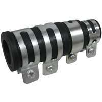 Worldwide Sourcing PMB-243-3L Dishwasher Connector, Clamp, Rubber/Steel, Black