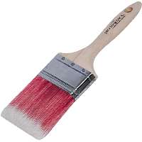 Linzer WC 1160-4 Paint Brush, 4 in W, 3-1/2 in L Bristle, Polyester Bristle, Beaver Tail Handle