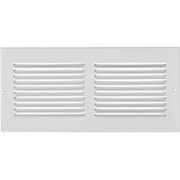 REGISTER SIDEWALL WHT 12X6IN