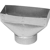 Imperial GV0683-A Universal Boot, 3-1/4 in L, 10 in W, 4 in H, Steel, Galvanized