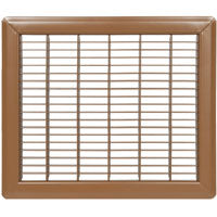 Imperial RG1191 Air Grille, 8 in L, 12 in W, Steel, Brown