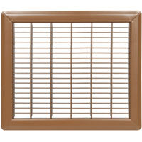 Imperial RG0625 Air Grille, 10 in L, 12 in W, Steel, Brown