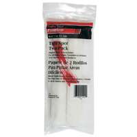 Linzer RC150-2 Paint Roller Cover, 3/16 in Thick Nap, 6-1/2 in L, Woven Fabric Cover, White