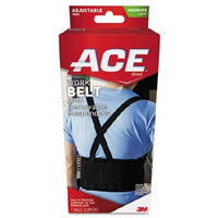 Ace Work Belt with Removable Suspenders, One Size Adjustable, Black 208605
