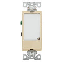 EATON 7737LA-BOX Wiring Night, 3 X 1 W Led Lamp, 120 Vac, 140 Lumens, 50000 Hr, Light Almond