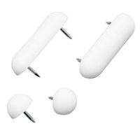 Plumb Pak PP835-25 Seat Bumper Set, Plastic, White
