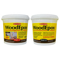 ABATRON WoodEpox WE2GKR Wood Restoration System, Paste, Slight Ammonia, Tan/White, 2 gal