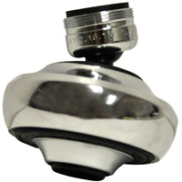 Danco 10501 Dual Thread Premium Swivel Water-Saving Sprayrator, Chrome