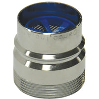 Danco 10507 Dishwasher Aerator Adapter, 15/16 x 55/64 in Male x Female Thread, Brass, Chrome Plated, 1.5 gpm