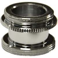 Danco 10517 Aerator Adapter, 15/16-27 x 55/64-27 in, Male, Brass, Chrome Plated