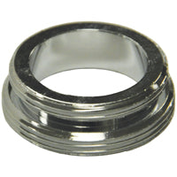 Danco 10520 Aerator Adapter, 15/16-27 x 55/64-27 in, Male, Brass, Chrome Plated
