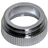 Danco 10510 Aerator Adapter, 55/64-27 x 13/16-24 in, Male x Female Thread, Brass, Chrome Plated