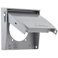 WALLPLATE COVER GRY 2G 2-5/8IN