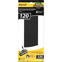Gator 7158 Sandpaper, 10-1/2 in L, 4-1/2 in W, 120 Grit, Fine, Silicone Carbide Abrasive