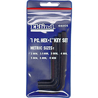 EKLIND TOOL 69205 Metric Hex-L Key Set, 7-Piece