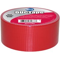 IPG 6720RED Duct Tape, 20 yd L, 1.88 in W, Polyethylene-Coated Cloth Backing, Red
