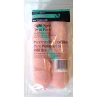 Linzer RC153-2 Paint Roller Cover, 3/8 in Thick Nap, 6-1/2 in L, Polyester Cover, Pink