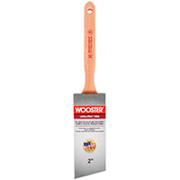 WOOSTER 4174-2 Paint Brush, 2 in W, 2-11/16 in L Bristle, Nylon/Polyester Bristle, Sash Handle