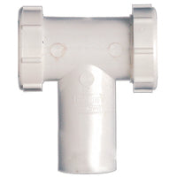Plumb Pak PP66-7W Center Outlet and Tailpiece, 1-1/2 in, Slip-Joint, Plastic, White