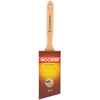 WOOSTER 4231-2 1/2 Paint Brush, 2-1/2 in W, 2-15/16 in L Bristle, Synthetic Fabric Bristle, Sash Handle