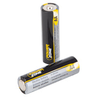 PowerZone LR6-24P Battery, 1.5 V Battery, AA Battery, Alkaline, Manganese Dioxide, Potassium Hydroxide and Zinc