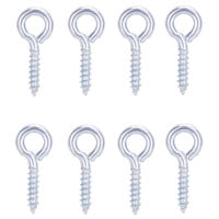 ProSource LR-225-PS Screw Eye, 3.3 mm Dia Wire, 4.3 mm Thread, 19/32 in L Thread, 1-3/16 in OAL, 57 lb Working Load
