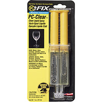 PROTECTIVE COATING PC-CLEAR 70147 Epoxy Adhesive, Clear, Liquid, 1 oz Syringe