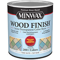 Minwax 117100000 Interior Wood Stain, Semi-Transparent, White Tint, Liquid, 32 fl-oz